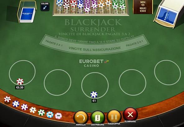 regole del blackjack